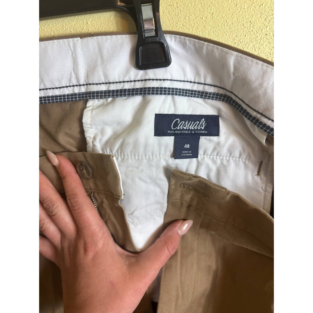 NWT‎ New RoundTree & Yorke Casual Big Man Shorts Men's Size 48 - Picture 5 of 5